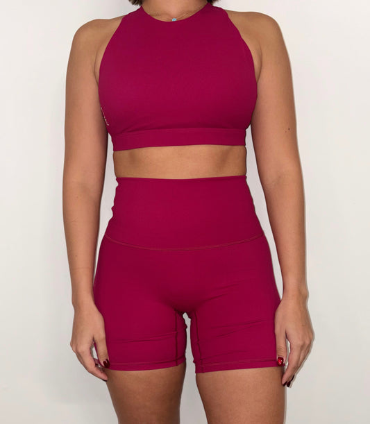 Run It Short Set [Fuschia]